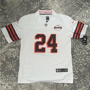 Men's Cleveland Browns Nike White 1946 Collection Alternate Nick Chubb Jersey